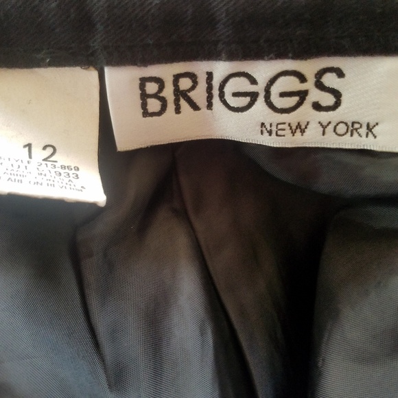 Briggs Midi Black Skirt With Built in slip - Picture 6 of 7